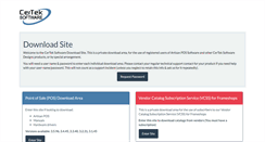 Desktop Screenshot of downloads.certek.com